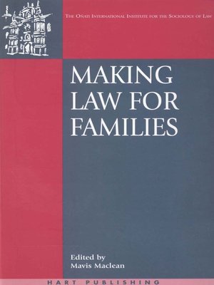 cover image of Making Law for Families